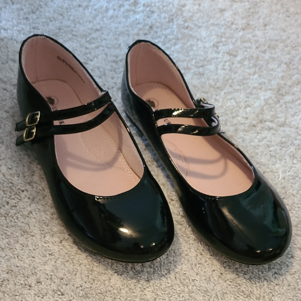 Girls Black Dress Shoes